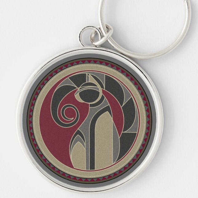 Spirit Of Cat Key Ring (Front)