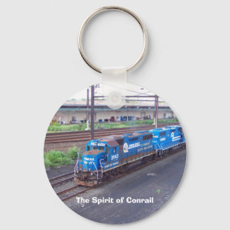 Spirit of Conrail - GP38 - PRR #2943 in Blue Paint Key Ring