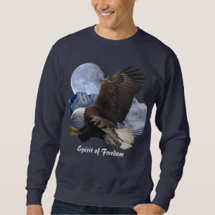 SPIRIT of FREEDOM Bald Eagle Wildlife Apparel Sweatshirt