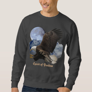 SPIRIT of FREEDOM Bald Eagle Wildlife Apparel Sweatshirt