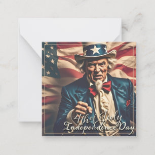 Spirit of Freedom in Red, White and Blue Card