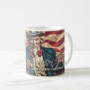 Spirit of Freedom in Red, White and Blue Coffee Mug