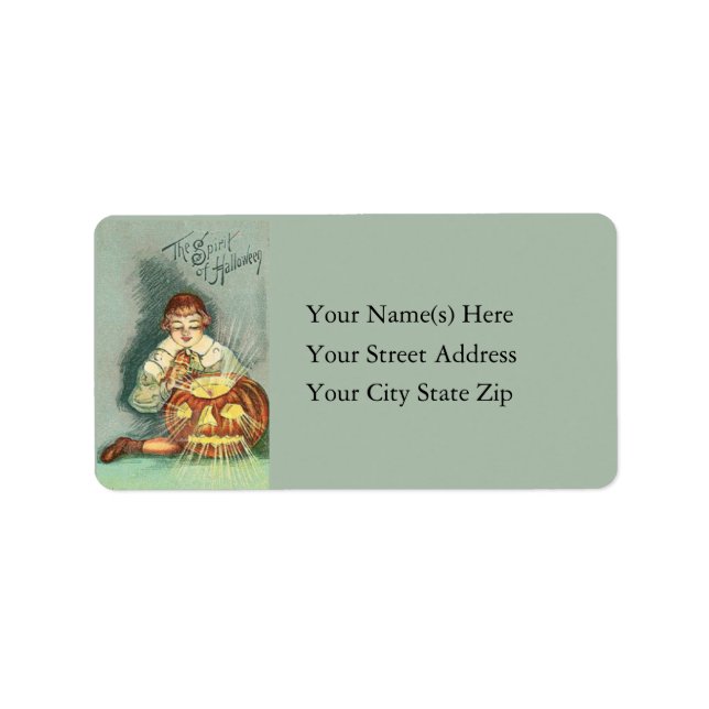 Spirit of Halloween Vintage  Address Label (Front)