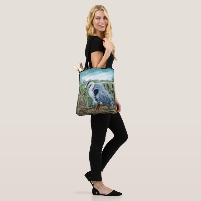 Spirit of Heron Tote Bag (On Model)