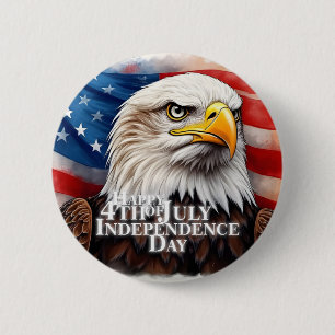 Spirit of Independence 6 Cm Round Badge