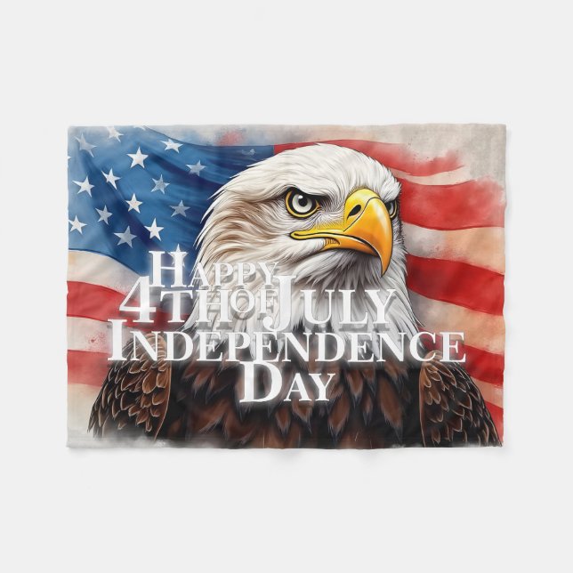 Spirit of Independence Fleece Blanket (Front (Horizontal))