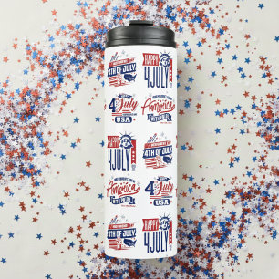 Spirit of Independence Fourth of July  Thermal Tumbler