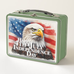 Spirit of Independence Metal Lunch Box