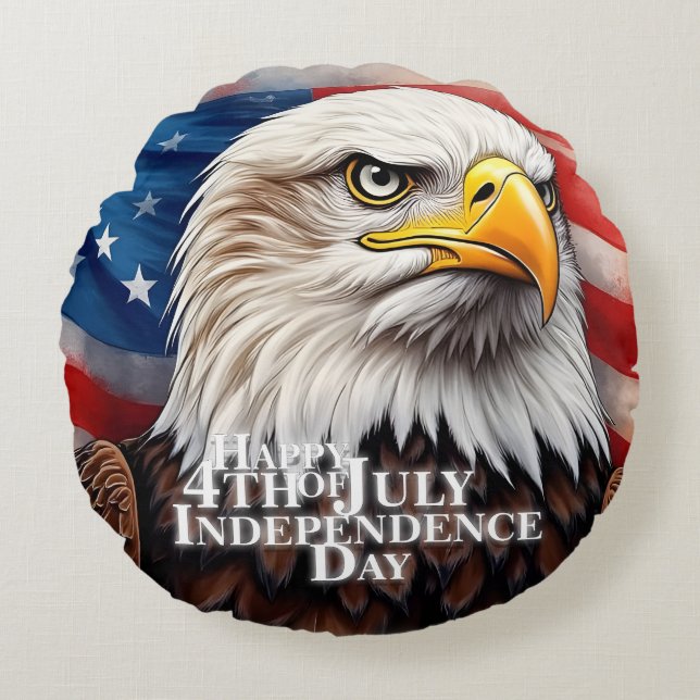 Spirit of Independence Round Cushion (Front)