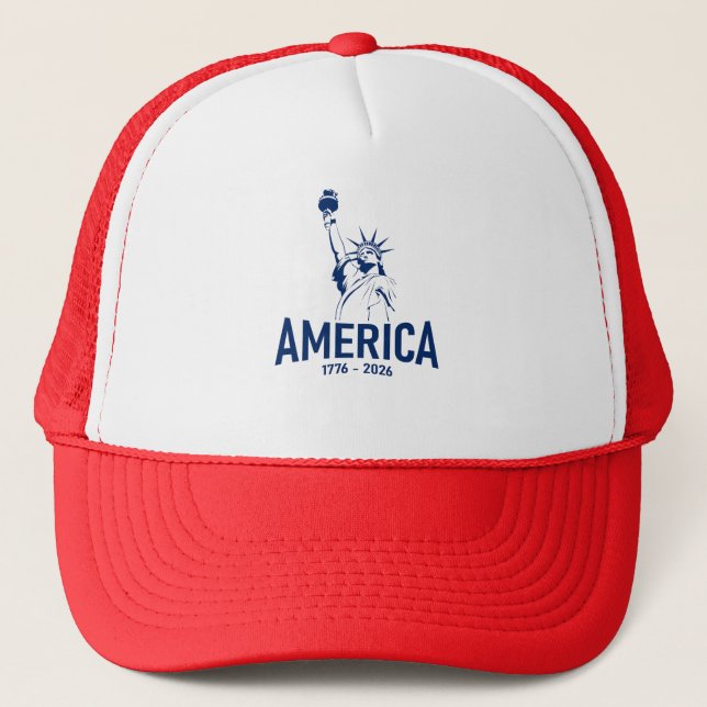 Spirit of liberty 1776-2026 trucker hat (Front)