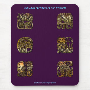 Spirit of Mexico & Peru, Mayan Incan Design Mouse Pad