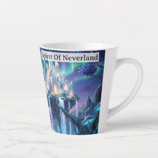 Spirit Of Neverland Never Grow Up Personalised Latte Mug