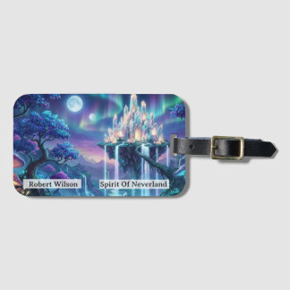 Spirit Of Neverland Never Grow Up Personalized Luggage Tag