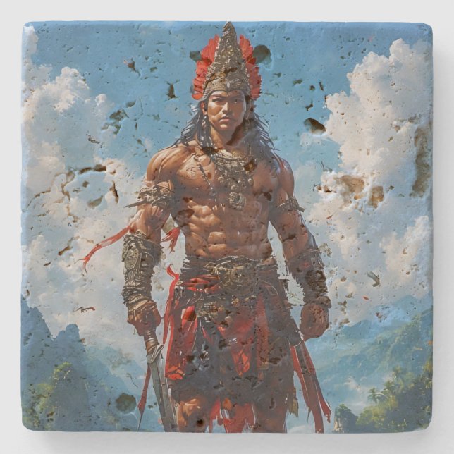 Spirit of Nusantara Stone Coaster (Front)