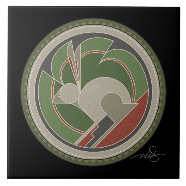 Spirit Of Rabbit Ceramic Tile (Front)
