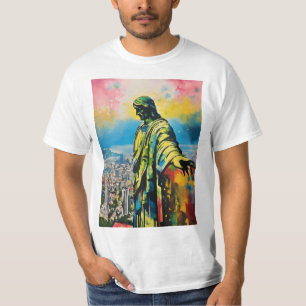 "Spirit of Rio: Giant Christ the Redeemer Tee" T-Shirt