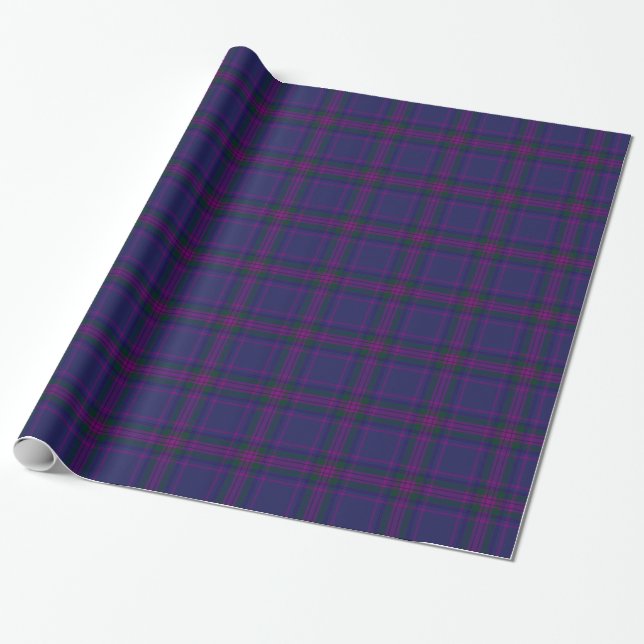 Spirit Of Scotland Corporate Tartan Wrapping Paper (Unrolled)
