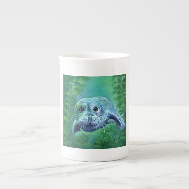 Spirit of Seal Bone China Mug (Front)
