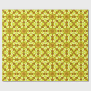 Spirit of solar foliage abstract Pattern  Wrapping Paper