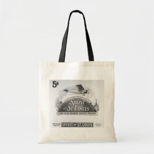 Spirit of St. Louis - Vintage Cigar Wrapper Tote Bag