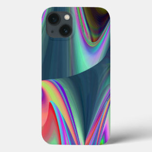 Spirit of Summer Breeze , Abstract 3D Rainbowart iPhone 13 Case