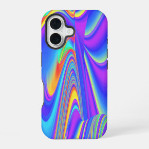 Spirit of Summer Breeze , Abstract 3D Rainbowart iPhone 16 Case