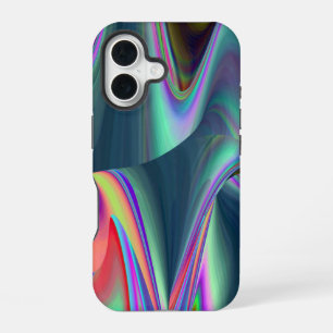 Spirit of Summer Breeze , Abstract 3D Rainbowart iPhone 16 Case