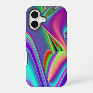 Spirit of Summer Breeze , Abstract 3D Rainbowart iPhone 16 Case