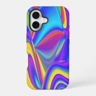 Spirit of Summer Breeze , Abstract 3D Rainbowart iPhone 16 Case