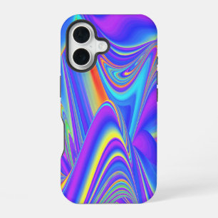 Spirit of Summer Breeze , Abstract 3D Rainbowart iPhone 16 Case