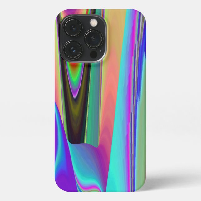 Spirit of Summer Breeze , Abstract 3D Rainbowart iPhone Case (Back)