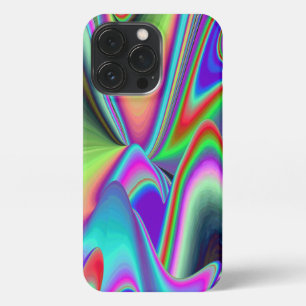 Spirit of Summer Breeze , Abstract 3D Rainbowart iPhone 13 Pro Case