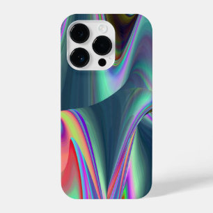 Spirit of Summer Breeze , Abstract 3D Rainbowart iPhone 14 Pro Case