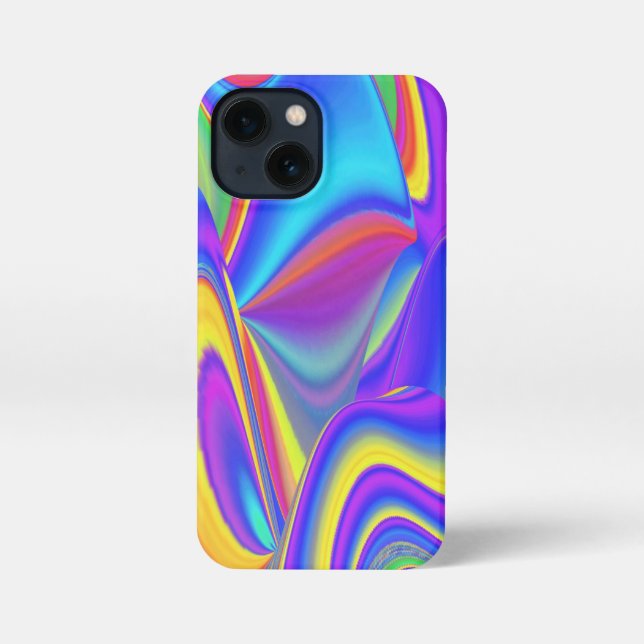 Spirit of Summer Breeze , Abstract 3D Rainbowart iPhone Case (Back)