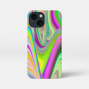 Spirit of Summer Breeze , Abstract 3D Rainbowart iPhone 13 Mini Case