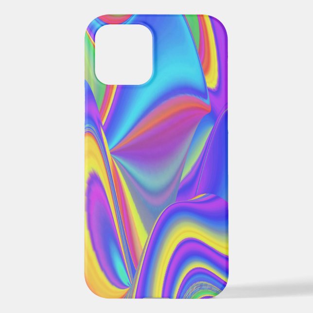 Spirit of Summer Breeze , Abstract 3D Rainbowart iPhone Case (Back)