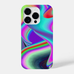 Spirit of Summer Breeze , Abstract 3D Rainbowart iPhone 14 Pro Case
