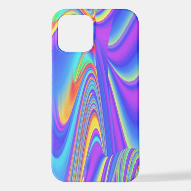 Spirit of Summer Breeze , Abstract 3D Rainbowart iPhone Case (Back)