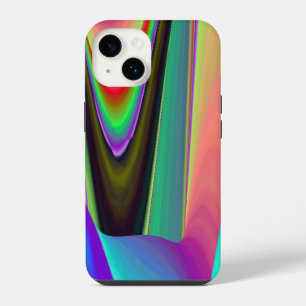 Spirit of Summer Breeze , Abstract 3D Rainbowart iPhone 14 Case