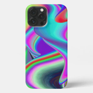 Spirit of Summer Breeze , Abstract 3D Rainbowart iPhone 13 Pro Max Case
