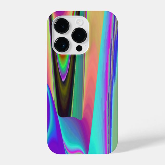 Spirit of Summer Breeze , Abstract 3D Rainbowart iPhone Case (Back)