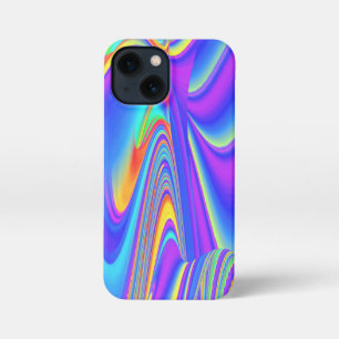 Spirit of Summer Breeze , Abstract 3D Rainbowart iPhone 13 Mini Case