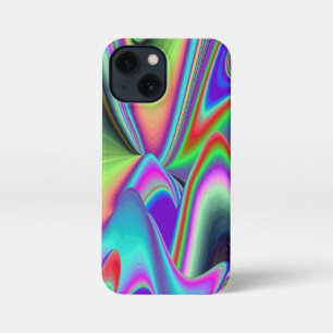 Spirit of Summer Breeze , Abstract 3D Rainbowart iPhone 13 Mini Case
