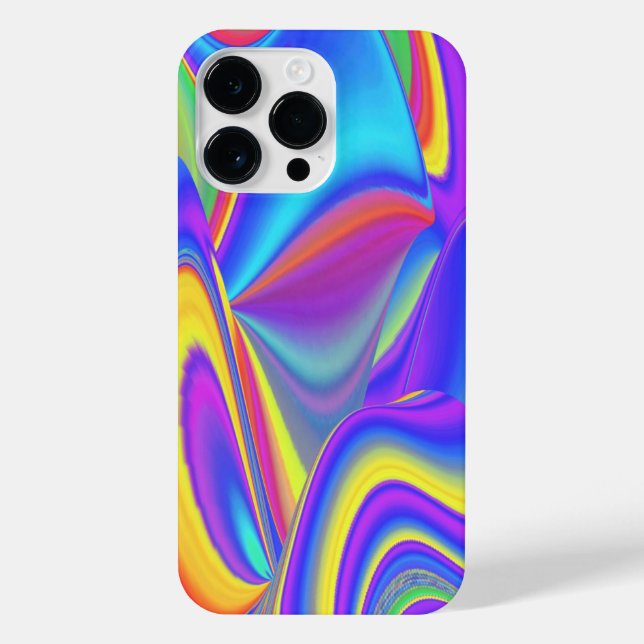 Spirit of Summer Breeze , Abstract 3D Rainbowart iPhone Case (Back)