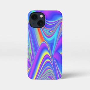 Spirit of Summer Breeze , Abstract 3D Rainbowart iPhone 13 Mini Case