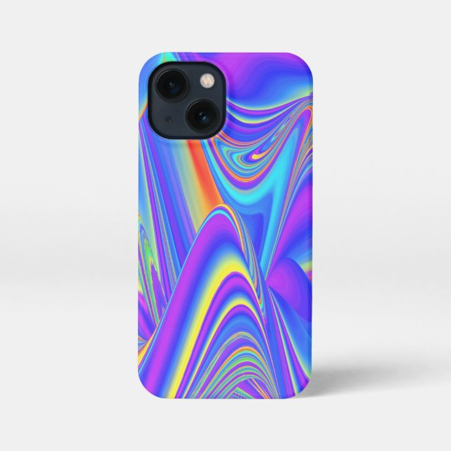 Spirit of Summer Breeze , Abstract 3D Rainbowart iPhone Case (Back)