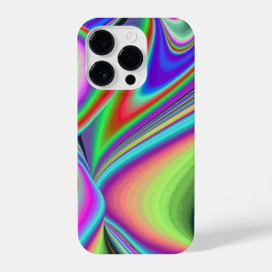 Spirit of Summer Breeze , Abstract 3D Rainbowart iPhone 14 Pro Case