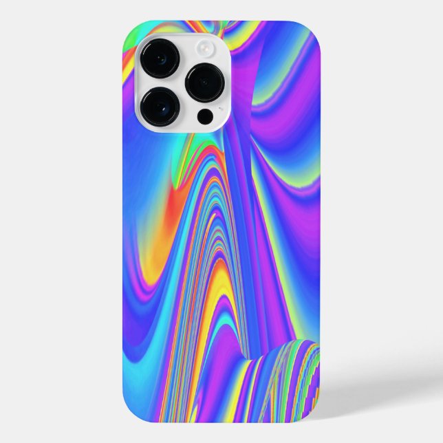 Spirit of Summer Breeze , Abstract 3D Rainbowart iPhone Case (Back)