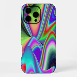 Spirit of Summer Breeze , Abstract 3D Rainbowart iPhone 16 Pro Max Case