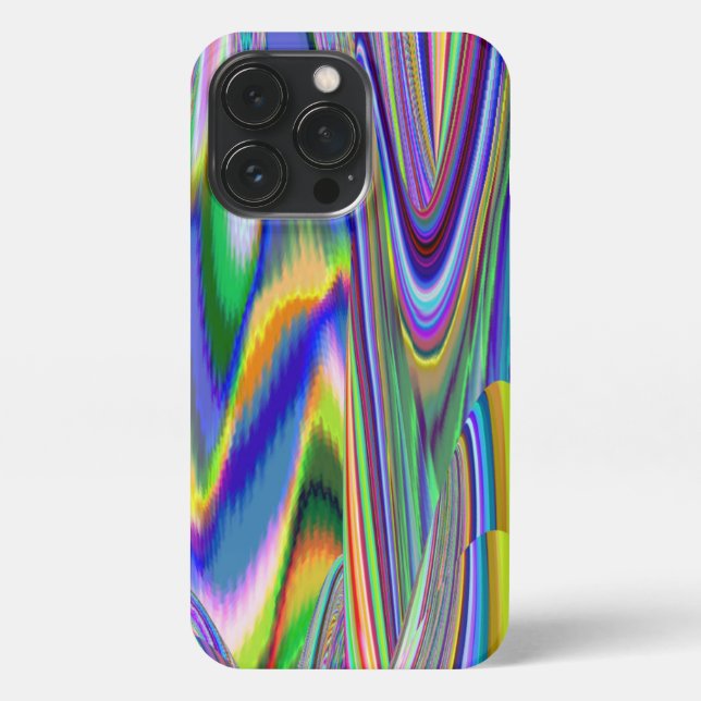 Spirit of Summer Breeze , Abstract 3D Rainbowart iPhone Case (Back)